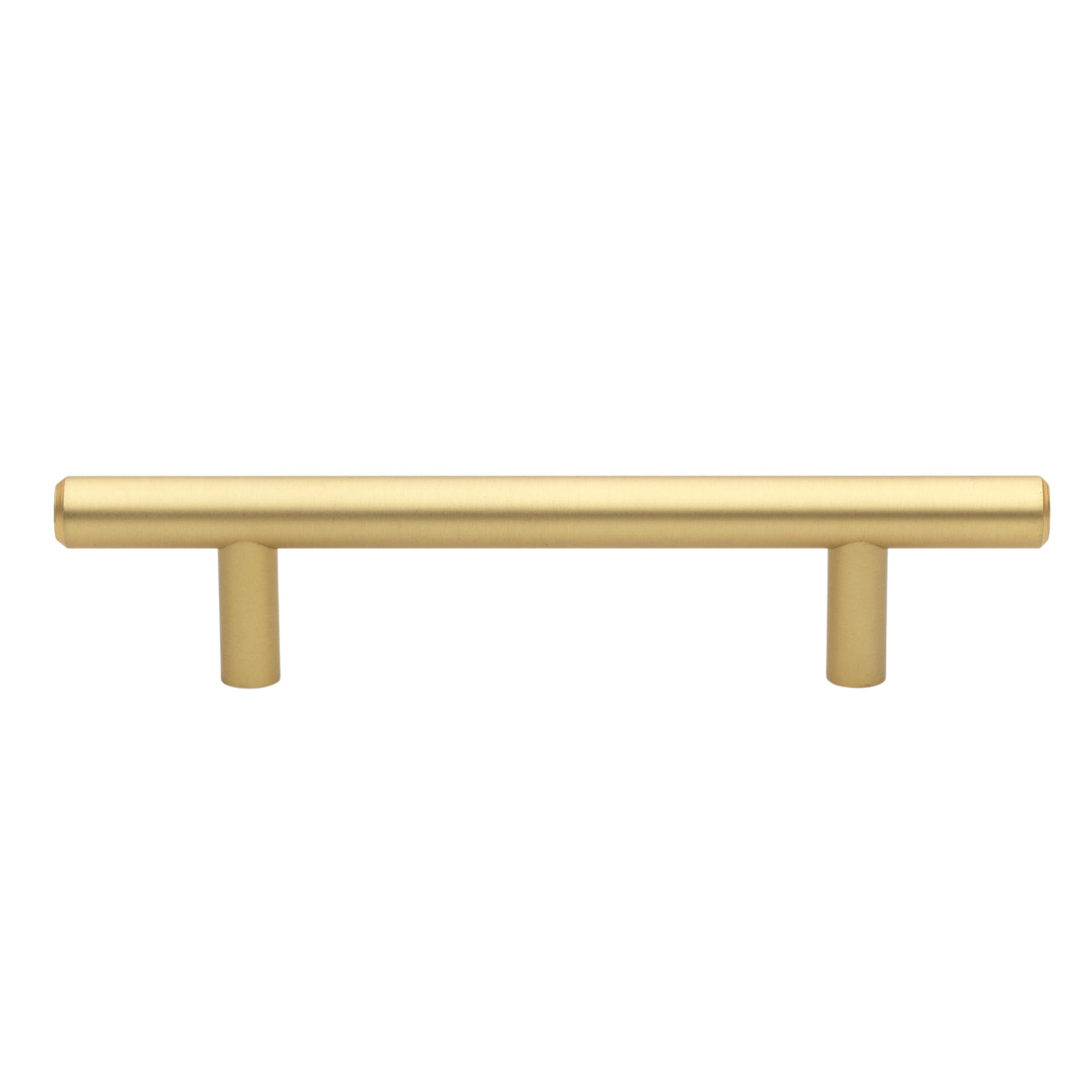GlideRite 3-3/4 Inch 96mm Center to Center Solid Cabinet Bar Pull Handle, Sat...