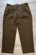VINTAGE POLO RALPH LAUREN ANDREW PANTS SZ 40 X 30 BROWN EUC 90S Y2K CHINO PREPPY