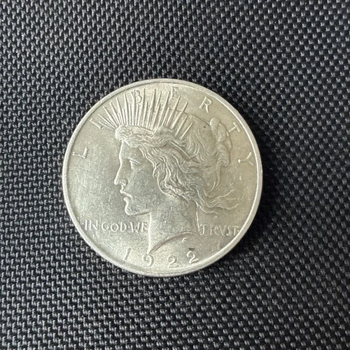 1922 P Peace Dollar 90% Silver Circulated VG Condition U.S. Coin FREE SHIPPING