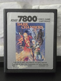 Dark Chambers for Atari 7800 Cartridge Only CX7837  &mdash; 1988