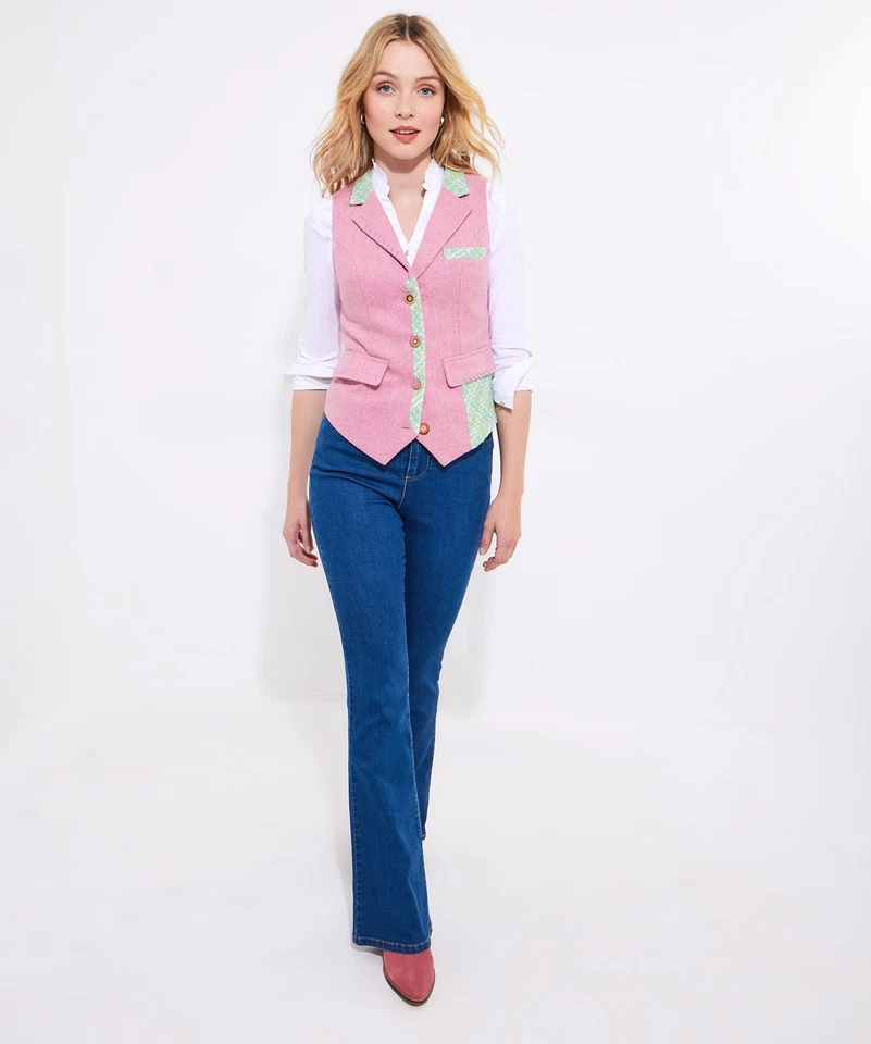 Joe Browns Women's Tweed Patch Waistcoat - Image 4 of 4