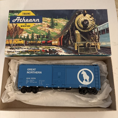 #ad Athearn 40#x27; Box Car GN 11374 Great Northern HO Scale With Original Box #1204 $8.99