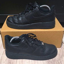 Nike Air Force 1 '07 Triple Black Low Top Sneakers CW2288-001