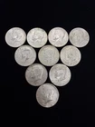 Kennedy Half Dollars Lot of (10) 40% Percent Silver 1965-1969