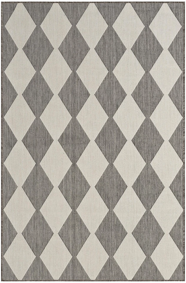 Tapete de área Home Home Positano tecido carvão 4' x 6' - Imagem 4 de 4