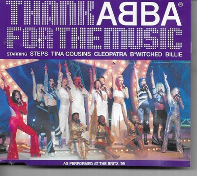 B*Witched Billie Cleopatra Steps Tina Cousins Thank ABBA For The Music UK CDs