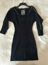 GUESS Vintage Knit Dress 3/4 Length Sleeve Size Small