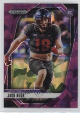 2025 Panini Prizm Draft Picks Purple Ice Prizm 158/199 Jack Bech #118 5y7