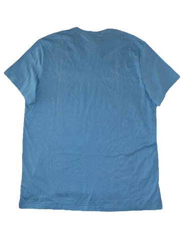 Burberry T Shirt Men’s XL Light Azure V Neck Jadford Preppy Knight Logo NEW - Picture 3 of 10