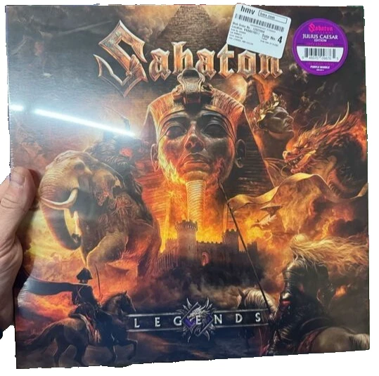 Виниловая пластинка Sabaton Legends Red Smoke Julius Caesar Roman Empire SQPR Ides March - Изображение 2 из 3