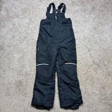 Swiss Wear Snow Bibs Kids Size 6 Black Ski Pants Winter Overalls