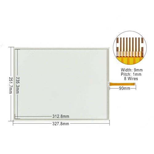 Touch Screen+Protective Film Overlay For APL3700-TFM-BLD 3620003-02 - Picture 3 of 3
