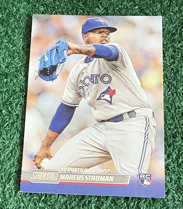 MARCUS STROMAN - 2014 TOPPS STADIUM CLUB ROOKIE CARD # 128 - BLUE JAYS - YANKEES