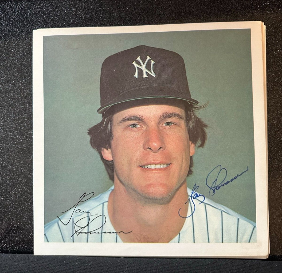 趣味 Yankees MAGAZINE   August 9, 1984  vol,5 Vintage Gary Thomasson 1978 New York Yankees Signed 8 x 8