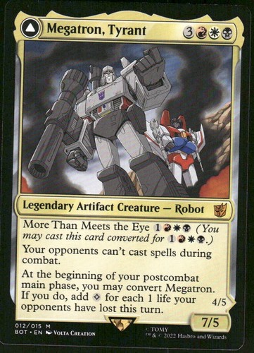 MTG Transformers Set Commander EDH Double Sided - Picture 9 of 16