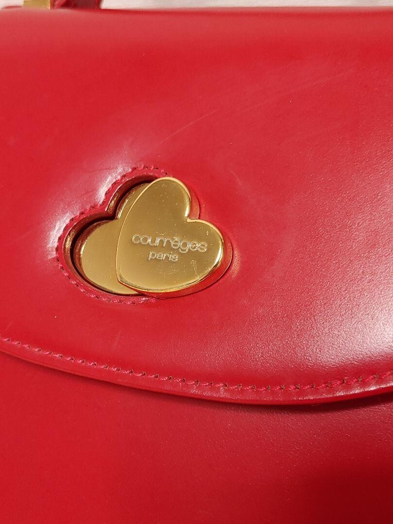 バッグ・カバンその他 COURREGES Women Bags 424GSA146CR0065 4015 red Courreges paris Hand Bag Shoulder Strap Red Women Vintage