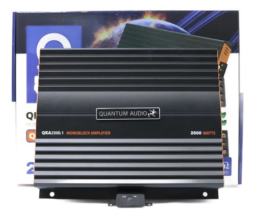 Quantum Audio QEA2500.1 Monoblock Class-D Car Subwoofer Amplifier 2500 Watts - Picture 6 of 9