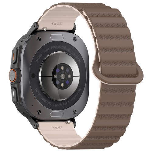 For Samsung Galaxy Watch 7 Ultra 47mm Soft Magnetic Clasp Silicone Sport Strap - Picture 18 of 48
