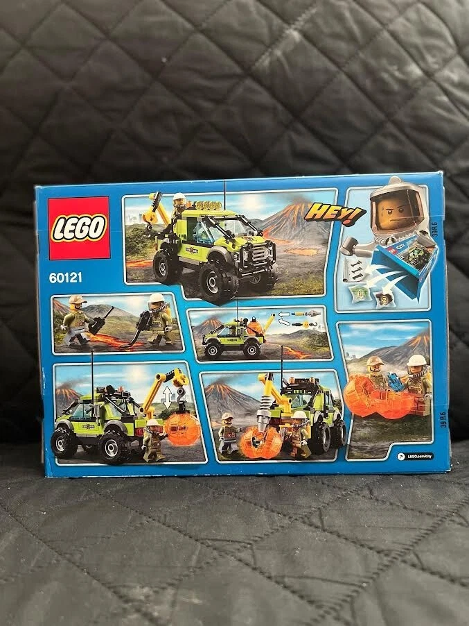 LEGO City Volcano Exploration Truck 60121 New Sealed Retired Set - Image 2 of 4