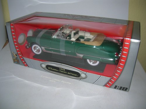 Road Signature Yatming 1949 Cadillac Coupe deVille Cabrio grün 1:18 Art. 92308 - Bild 3 von 3