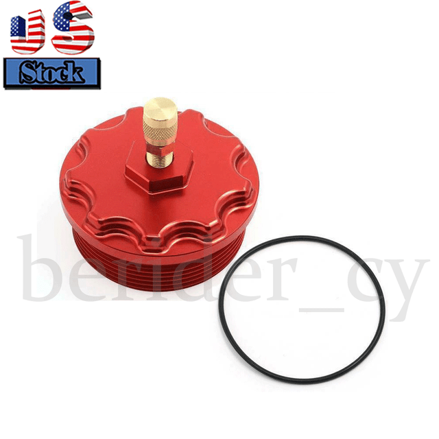 Fuel Filter Cap w/ Pressure Port Seal For 20032007 Ford Powerstroke 6