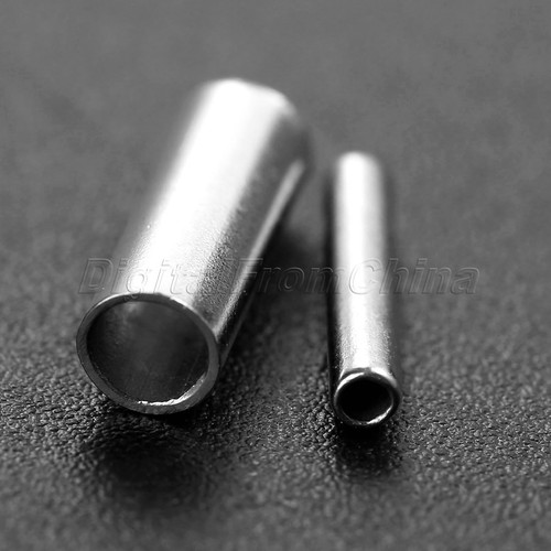 100×Fishing Crimp Sleeves ConnectoTube Aluminum Fishing Connector 8mm - Picture 6 of 16