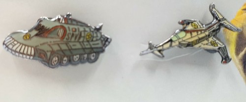 CAPITÁN ESCARLATA: ANGEL INTERCEPTOR Y SPV PINES DE METAL Y ESMALTE HECHOS ALREDEDOR DE 1993/4 - Imagen 4 de 9