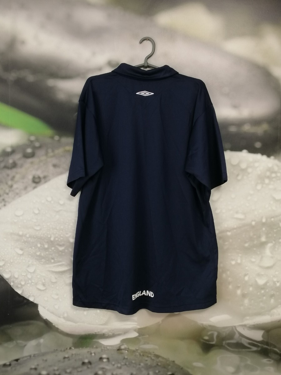 England 2000's football training vintage shirt jersey polo Umbro