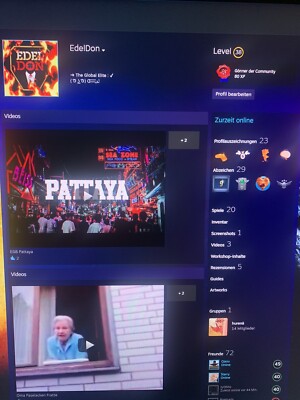 Csgo Account,Steam account Lvl 38 3100 Stunden 1000 Siege