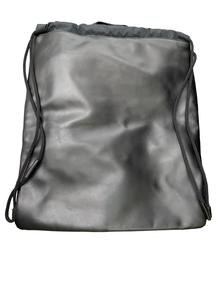 Gucci Ghost Drawstring Backpack Leather Gucci Ghost Drawstring Backpack Leather