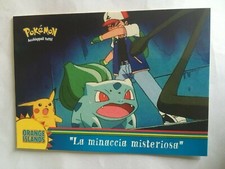 CARTE CARD POKEMON N°OR19 " PIKACHU AND BULBASAUR " TOPPS NEUF MINT ITALIEN 1999
