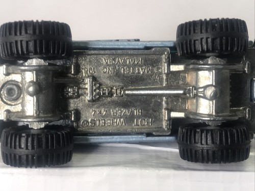 1983 HOT WHEELS CHEVY BLAZER GREY 4X4 MINT WITH REAL RIDERS - Picture 6 of 10