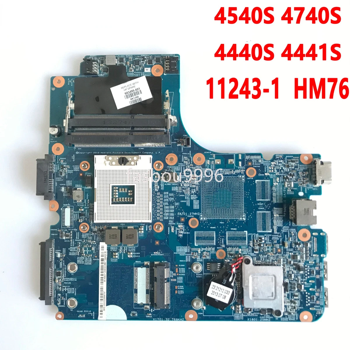 For HP 4540S 4740S 4440S 4441S Laptop Motherboard 11243 1 48.4SI01