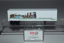 N Scale MTL 67160 Burlington Northern - Fort Worth 45' Trailer 237907 C31740