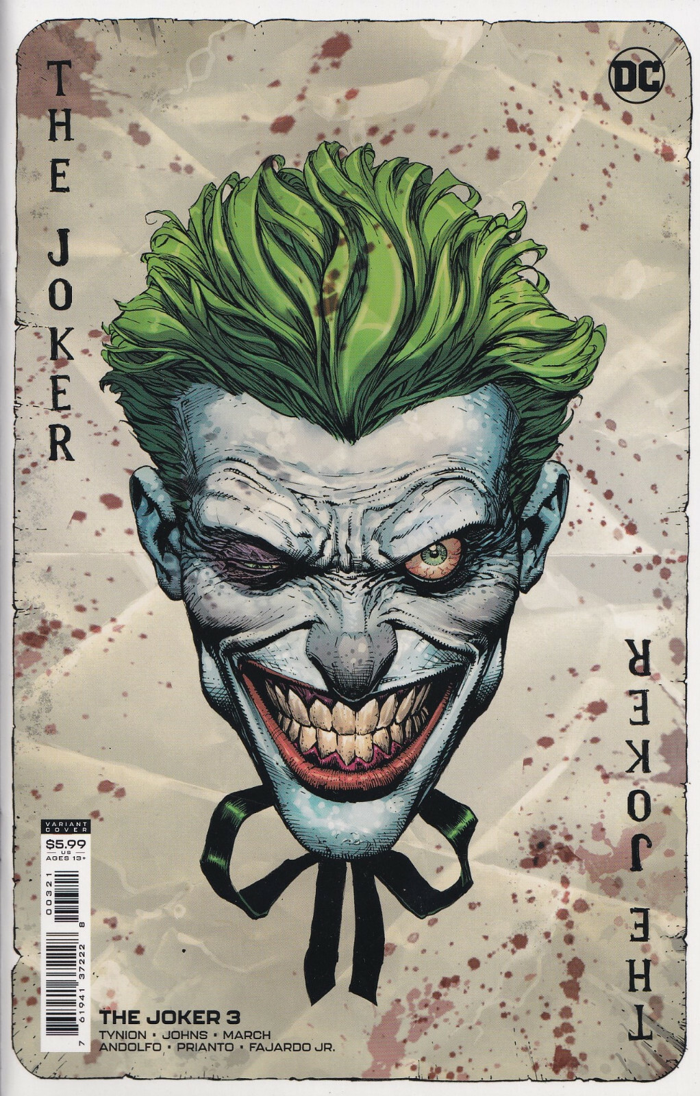 The Joker 3 David Finch Variant 21 Comic Book Dc Comics Ebay