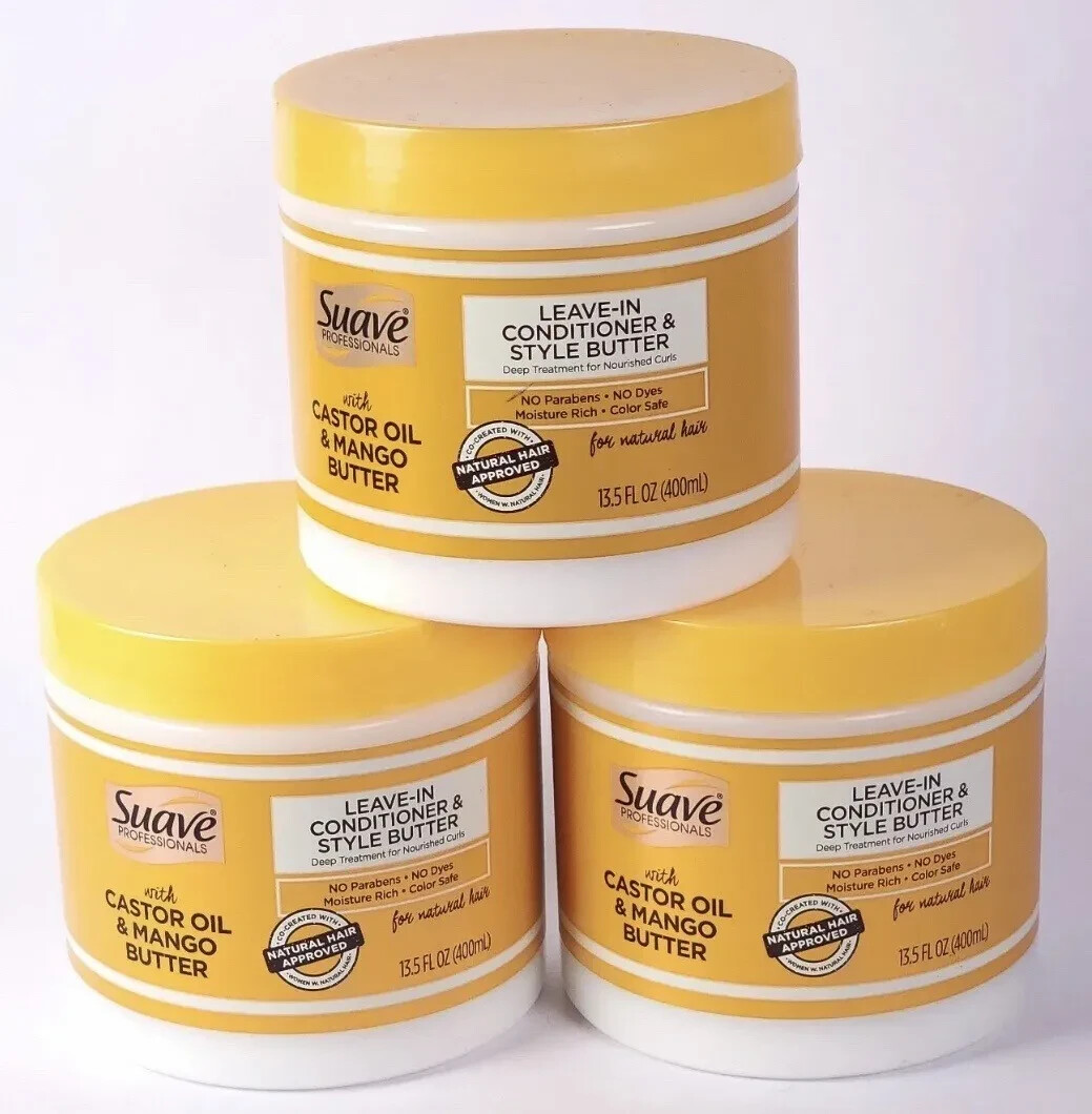 3-PACK Suave Professionals Leave-In Conditioner & Style Butter 13.5 fl ...