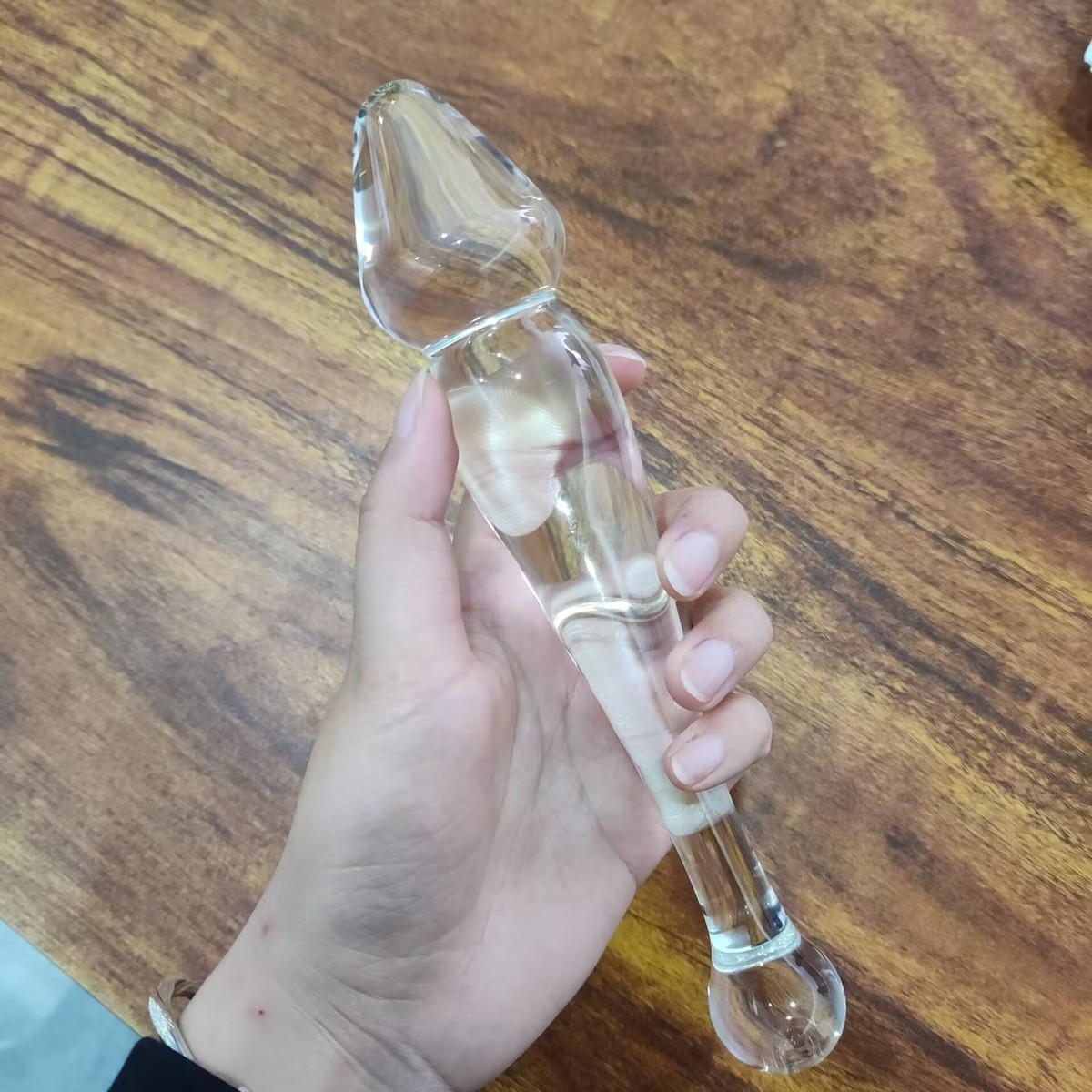 Crystal Glass Dildos Realistic Penis Female Large G-spot Anal Butt Plug Sex  toys