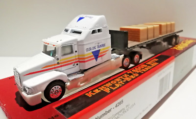 Ertl Collectibles 1:87 H0 LKW Kenworth T600B Tieflader Die Cast OVP 4265 RAR