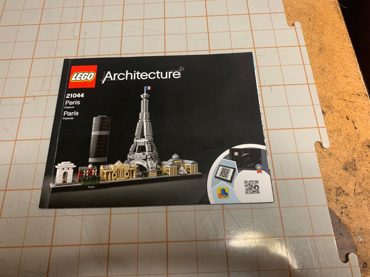 LEGO Architecture Paris 21044 Instructions Manual Only