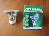 Sylvania Hi Spot Es 50 50W Halopar 16 GU10 Flood 50º Warm White Dimmbar 2500H