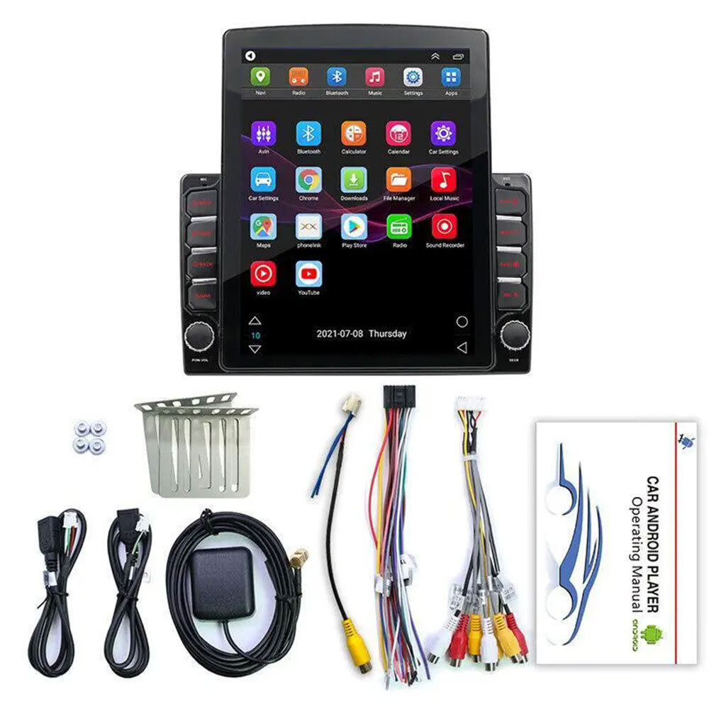 9.7inch 2Din Car Stereo Radio GPS Navigation Carplay WiFi FM 2+32G Android 9.1