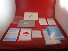 Nintendo Wii Console Operation Manual System Setup/Channel Settings Inserts