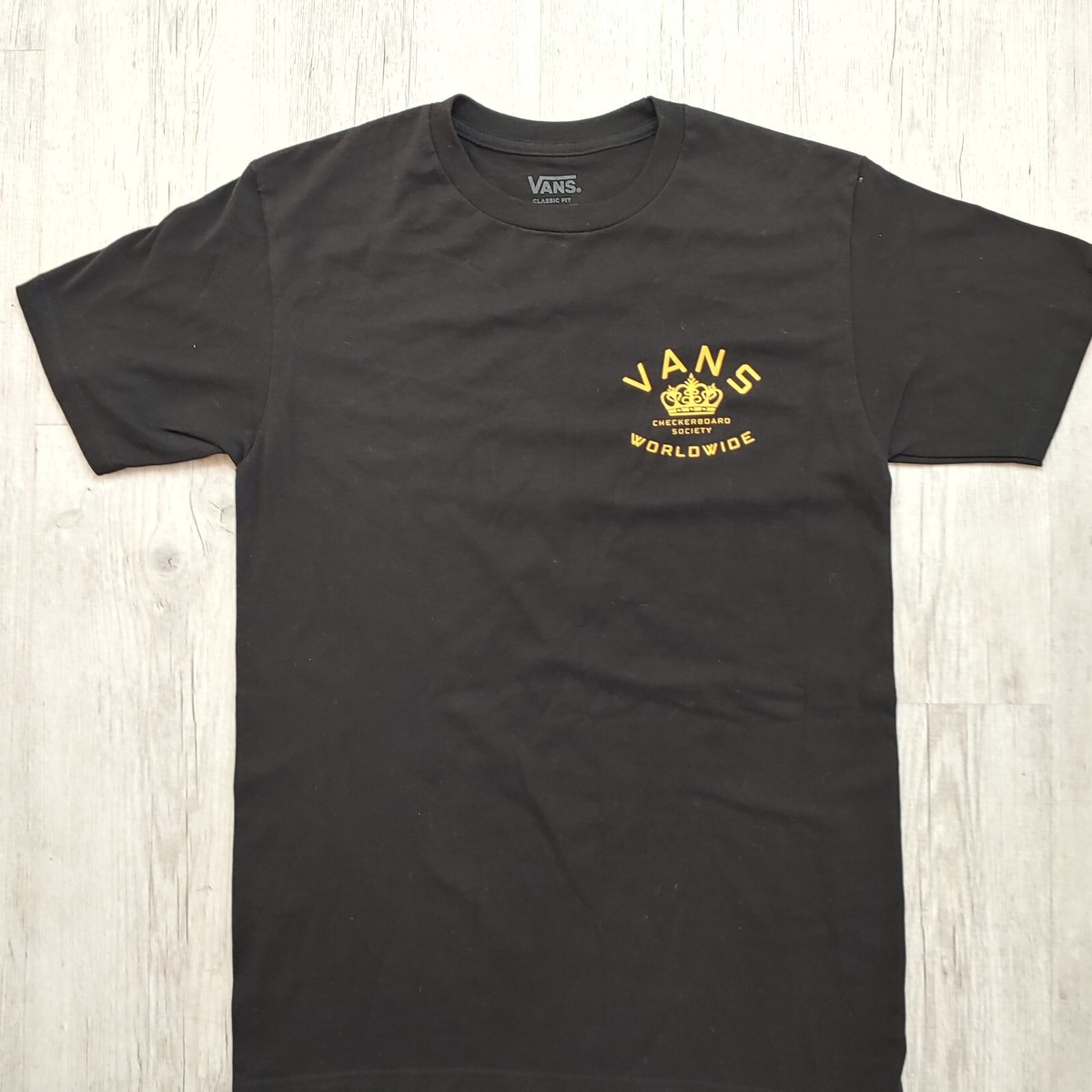 Vans Classic Black Checkered Vans Shirt T-shirt Vans Classic Tee