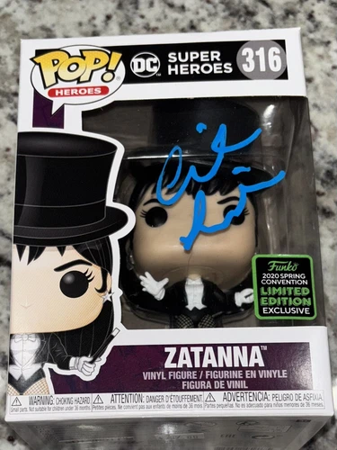 Camilla Luddington Signed Zatanna Funko Pop Beckett BAS