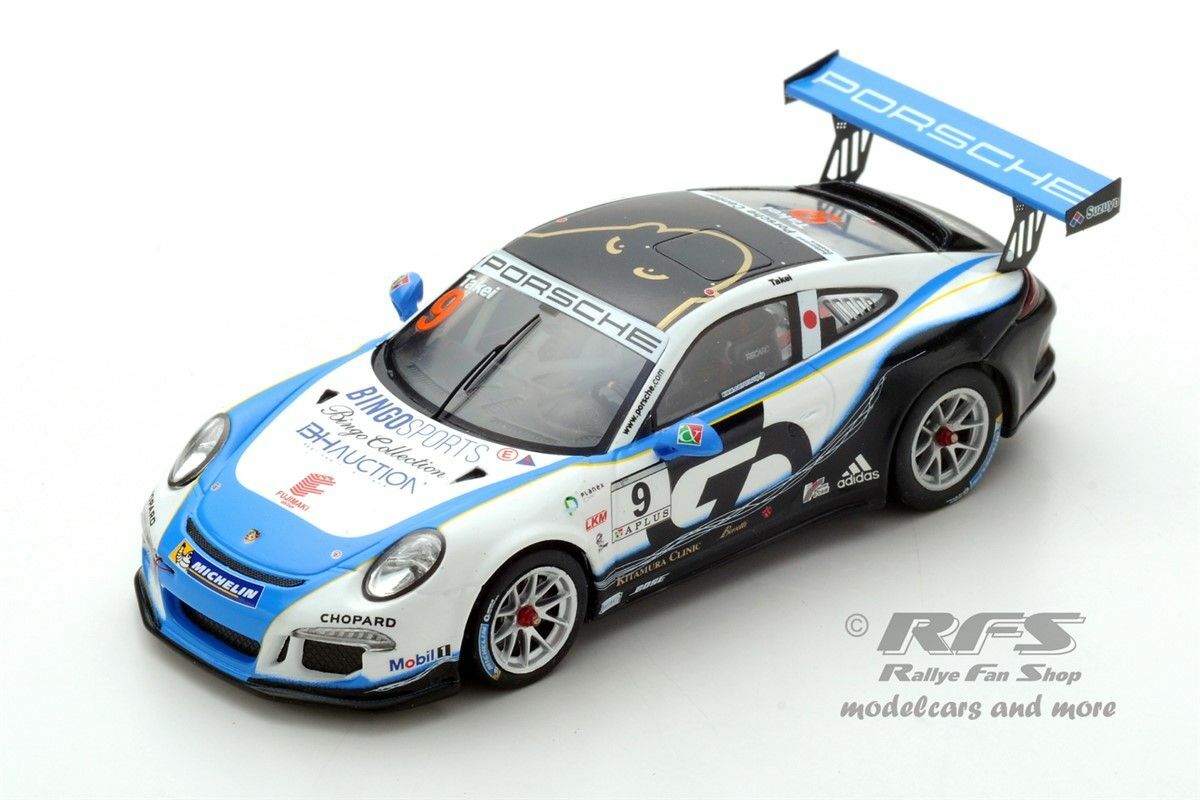 ポルシェ　カップJapan 2017 ミニカー 1/43 Porsche 911 GT3 Cup Takei Porsche Cup Japan Champion 2017 1