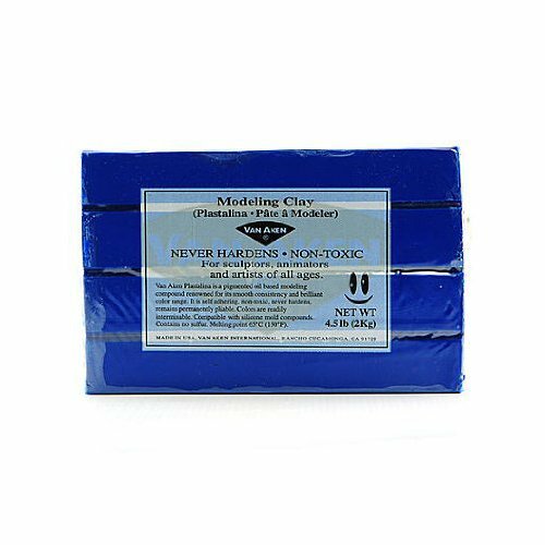 blue modeling clay