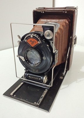 AGFA Standard 204 LUXUS 6,5x9 Platte Folder Kamera Vintage Selten - RAR