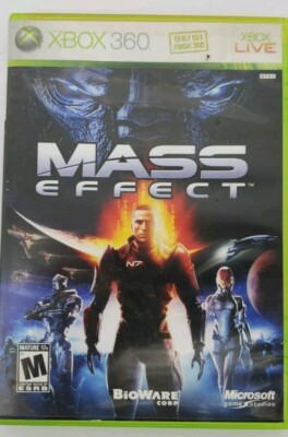 Mass Effect (Microsoft Xbox 360, 2007) No Manual