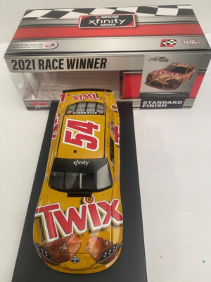 NASCAR 2021 KYLE BUSCH #54 TWIX XFINITY TEXAS WIN 1/24 CAR | eBay