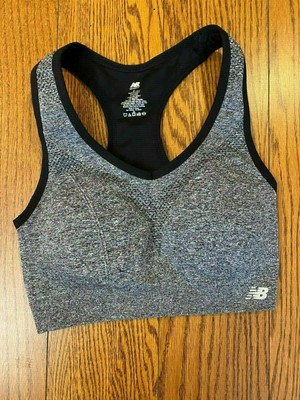 new balance grey sports bra